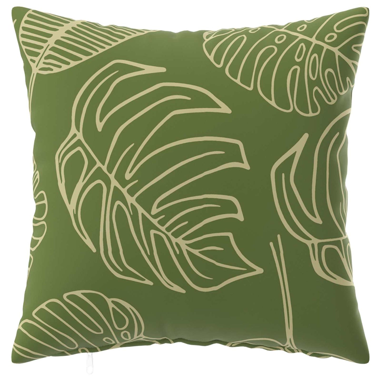 Pudebetræk 6 pcs HEERLEN Bladdesign 35 x 35 cm Polyester