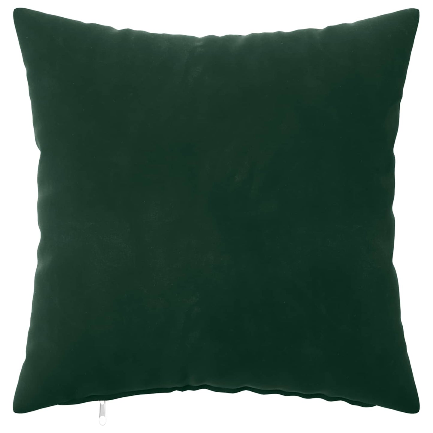 Pudebetræk 6 pcs HEERLEN Mørkegrøn 40 x 40 cm Fløjl