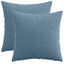 Pudebetræk 2 pcs HEERLEN Blå 40 x 40 cm cordfløjl