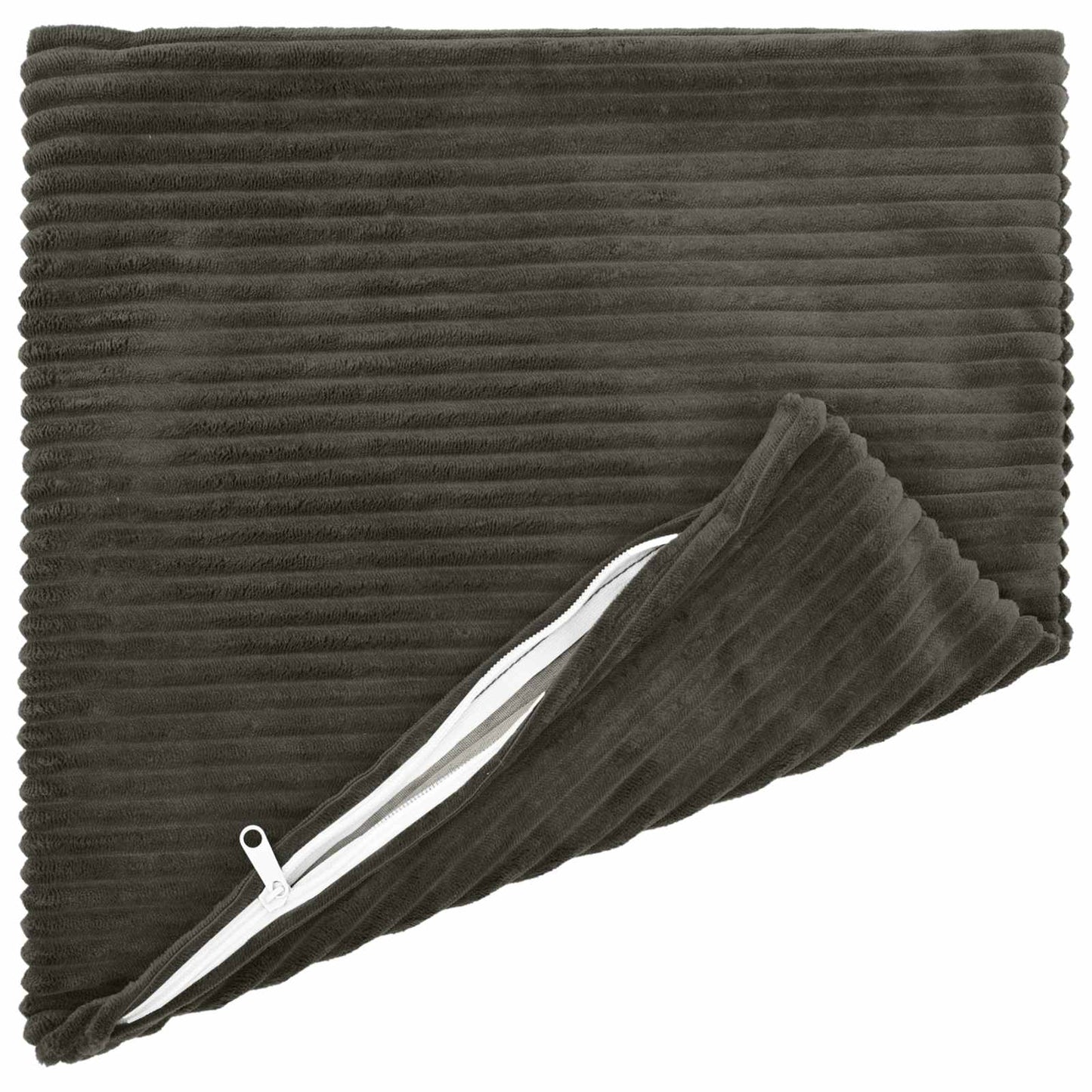 Pudebetræk 12 pcs HEERLEN Antracit 40 x 40 cm cordfløjl