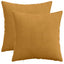 Pudebetræk 2 pcs HEERLEN Gul 40 x 40 cm cordfløjl