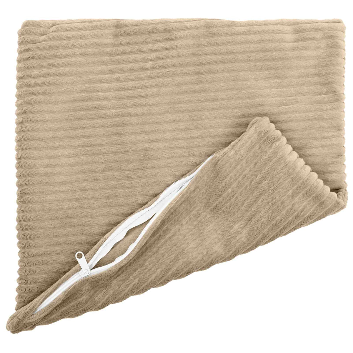 Pudebetræk 2 pcs HEERLEN Gråbrun 40 x 40 cm cordfløjl