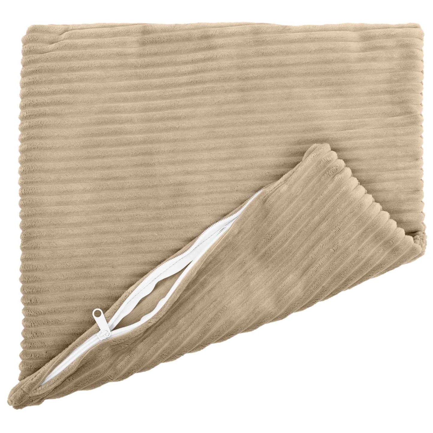 Pudebetræk 6 pcs HEERLEN Gråbrun 40 x 40 cm cordfløjl