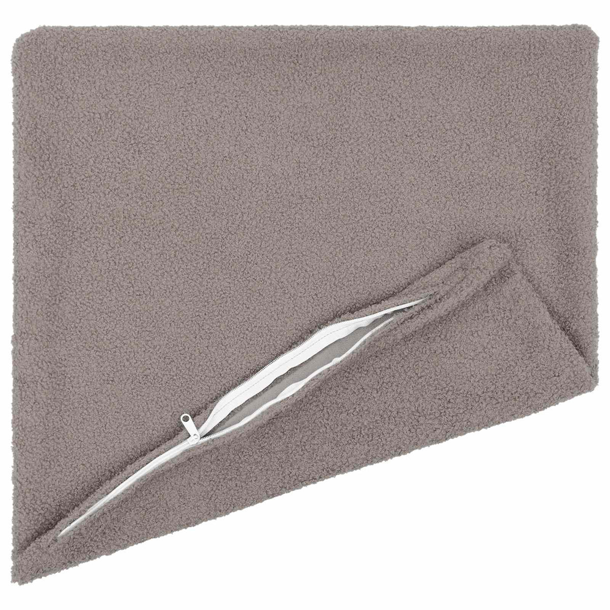 Pudebetræk 2 pcs HEERLEN Lysegrå 40 x 40 cm Bouclé