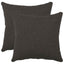 Pudebetræk 2 pcs HEERLEN Mørkegrå 40 x 40 cm Bouclé