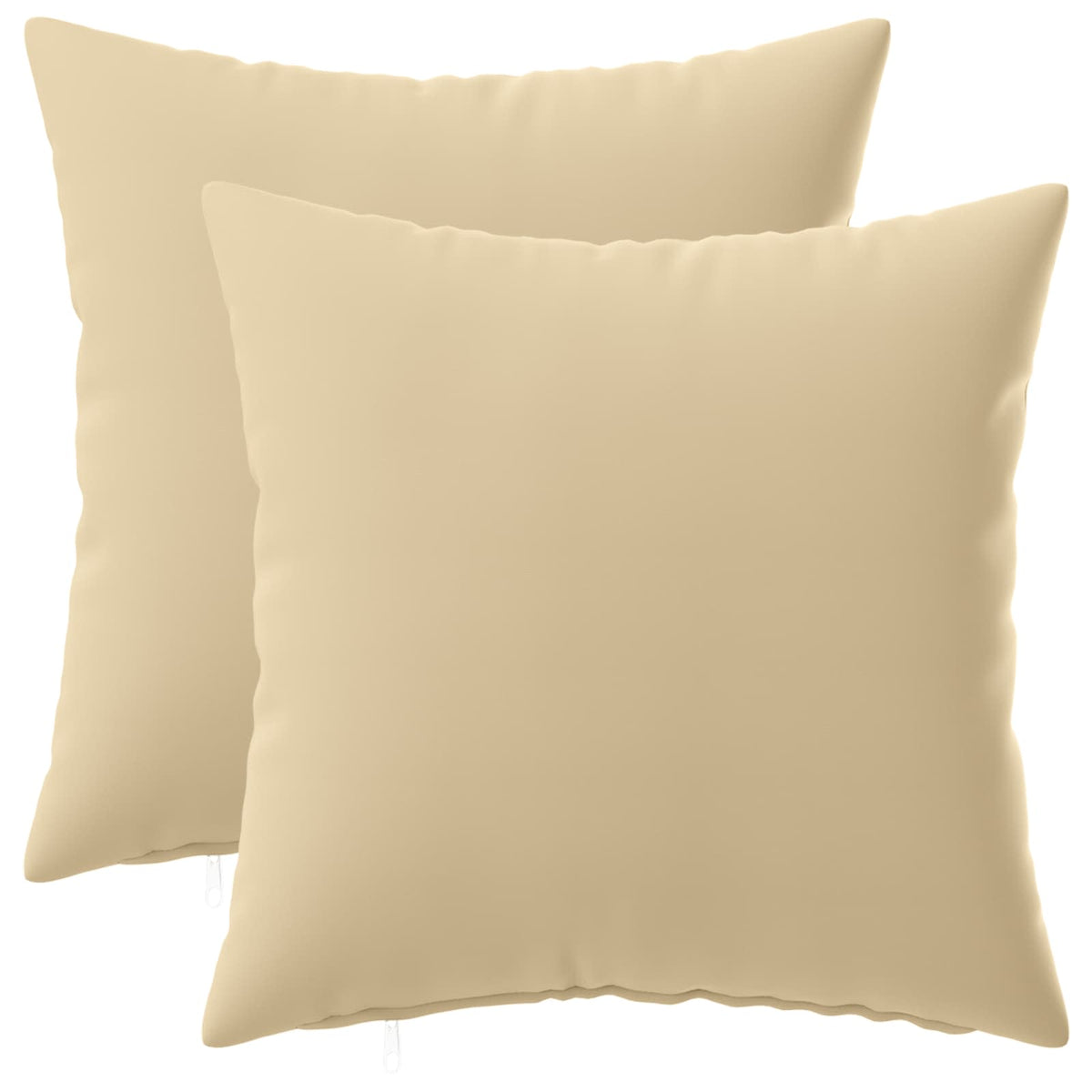 Pudebetræk 2 pcs HEERLEN Beige 40 x 40 cm Polyester