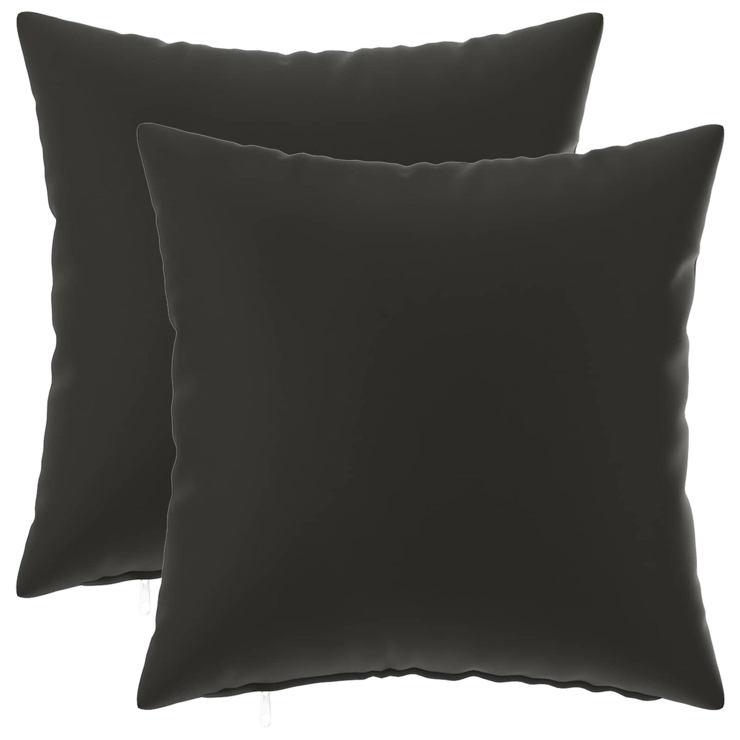 Pudebetræk 2 pcs HEERLEN Sort 40 x 40 cm Polyester