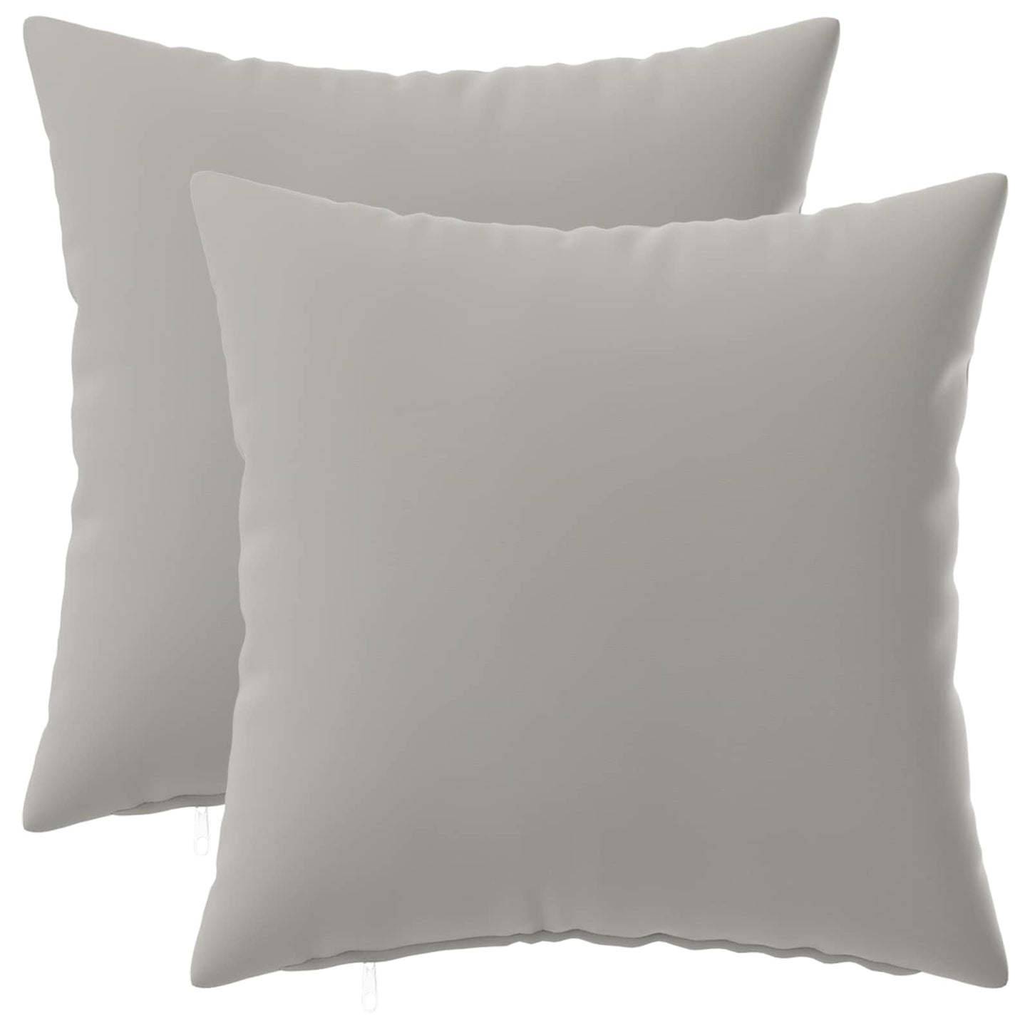 Pudebetræk 2 pcs HEERLEN Grå 40 x 40 cm Polyester