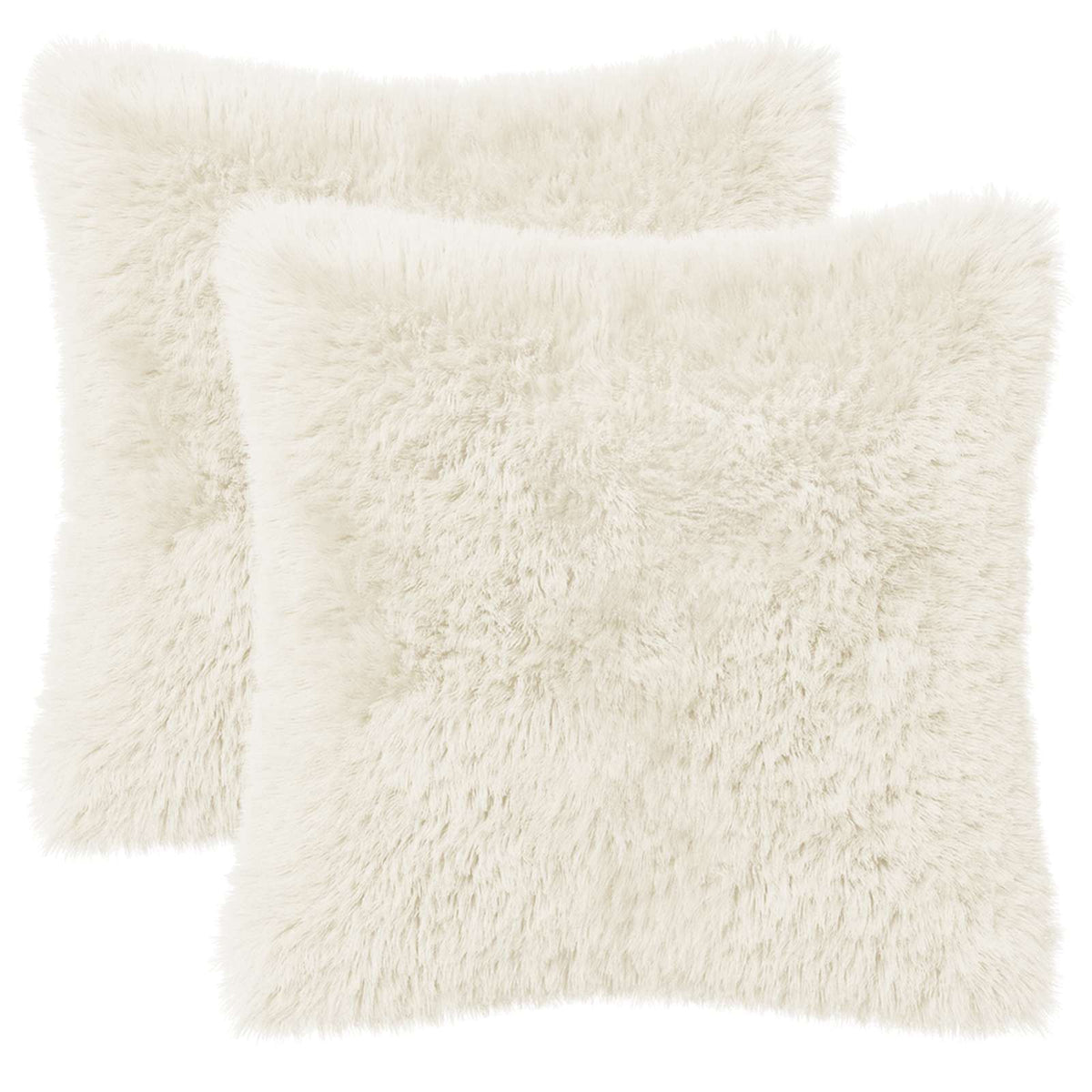Pudebetræk 2 pcs HEERLEN Hvid 40 x 40 cm PV Fleece