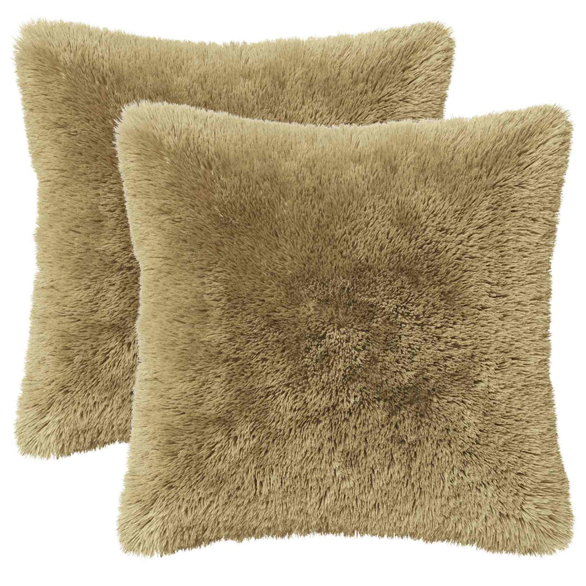 Pudebetræk 2 pcs HEERLEN Lys grøn 40 x 40 cm PV Fleece
