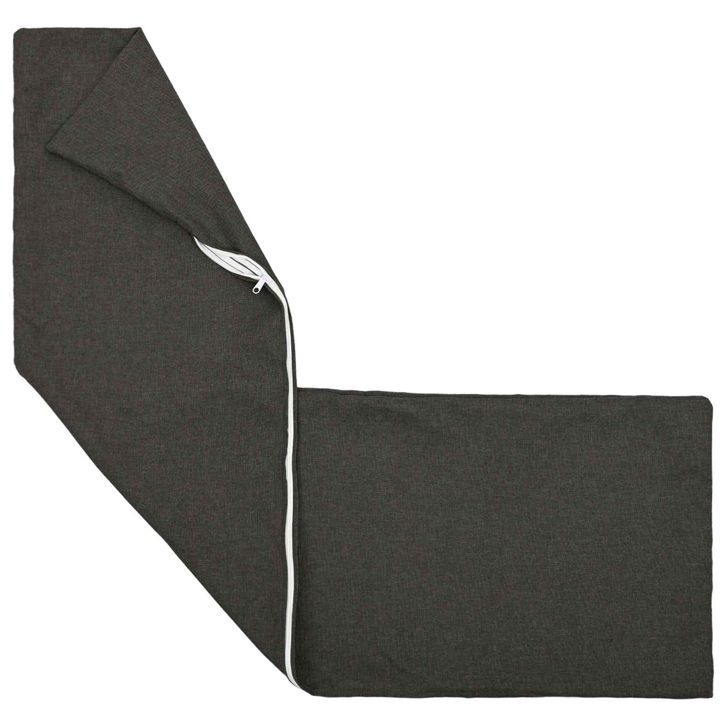 Pudebetræk 2 stk. HEERLEN Mørkegrå 40 x 145 cm Stof