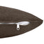 Pudebetræk 2 stk. HEERLEN Gråbrun 40 x 145 cm Stof