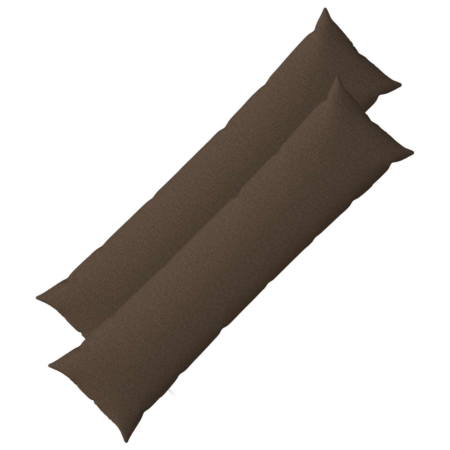 Pudebetræk 2 stk. HEERLEN Gråbrun 40 x 145 cm Stof