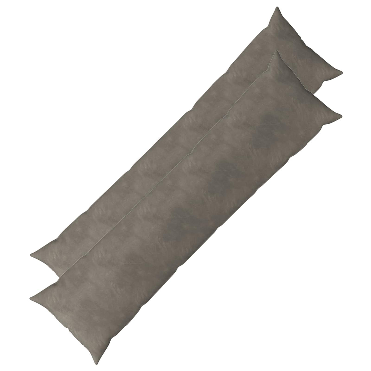 Pudebetræk 2 pcs HEERLEN Lysegrå 40 x 145 cm Fløjl