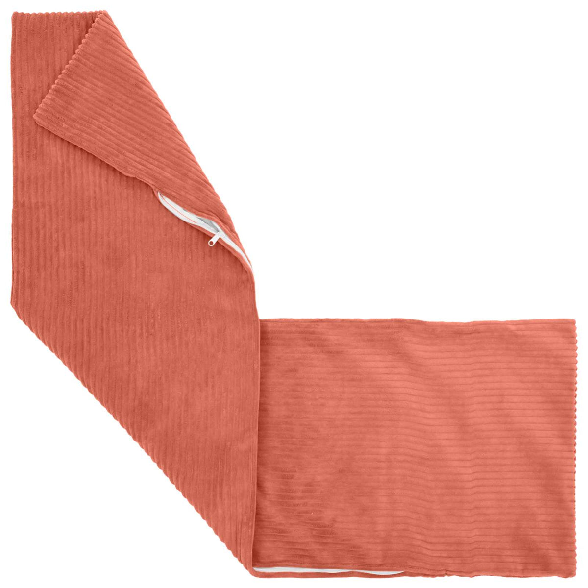 Pudebetræk HEERLEN Rød orange 40 x 145 cm cordfløjl