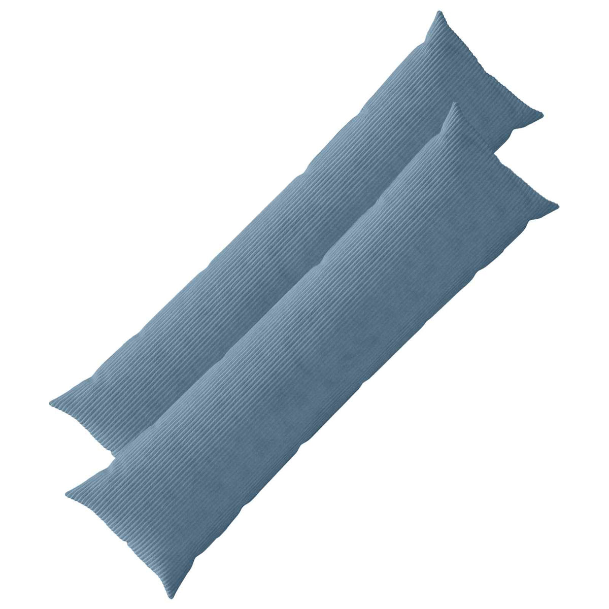 Pudebetræk 2 pcs HEERLEN Blå 40 x 145 cm cordfløjl