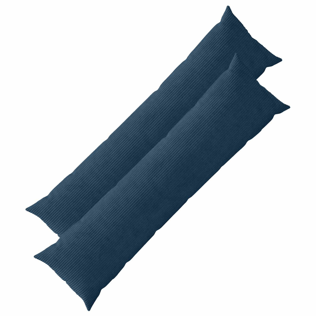 Pudebetræk 2 pcs HEERLEN Mørkeblå 40 x 145 cm cordfløjl