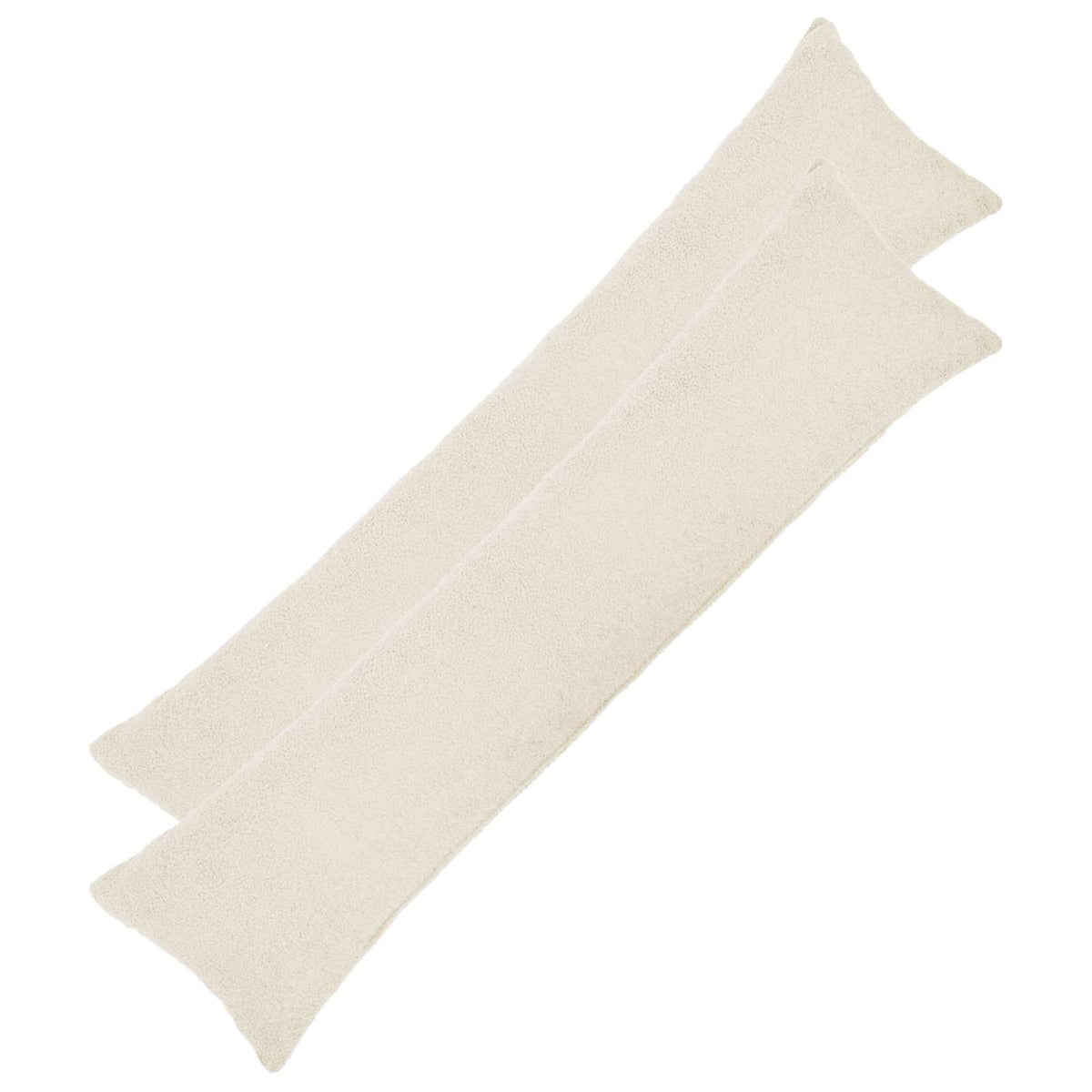 Pudebetræk 2 pcs HEERLEN Cremefarvet 40 x 145 cm Bouclé