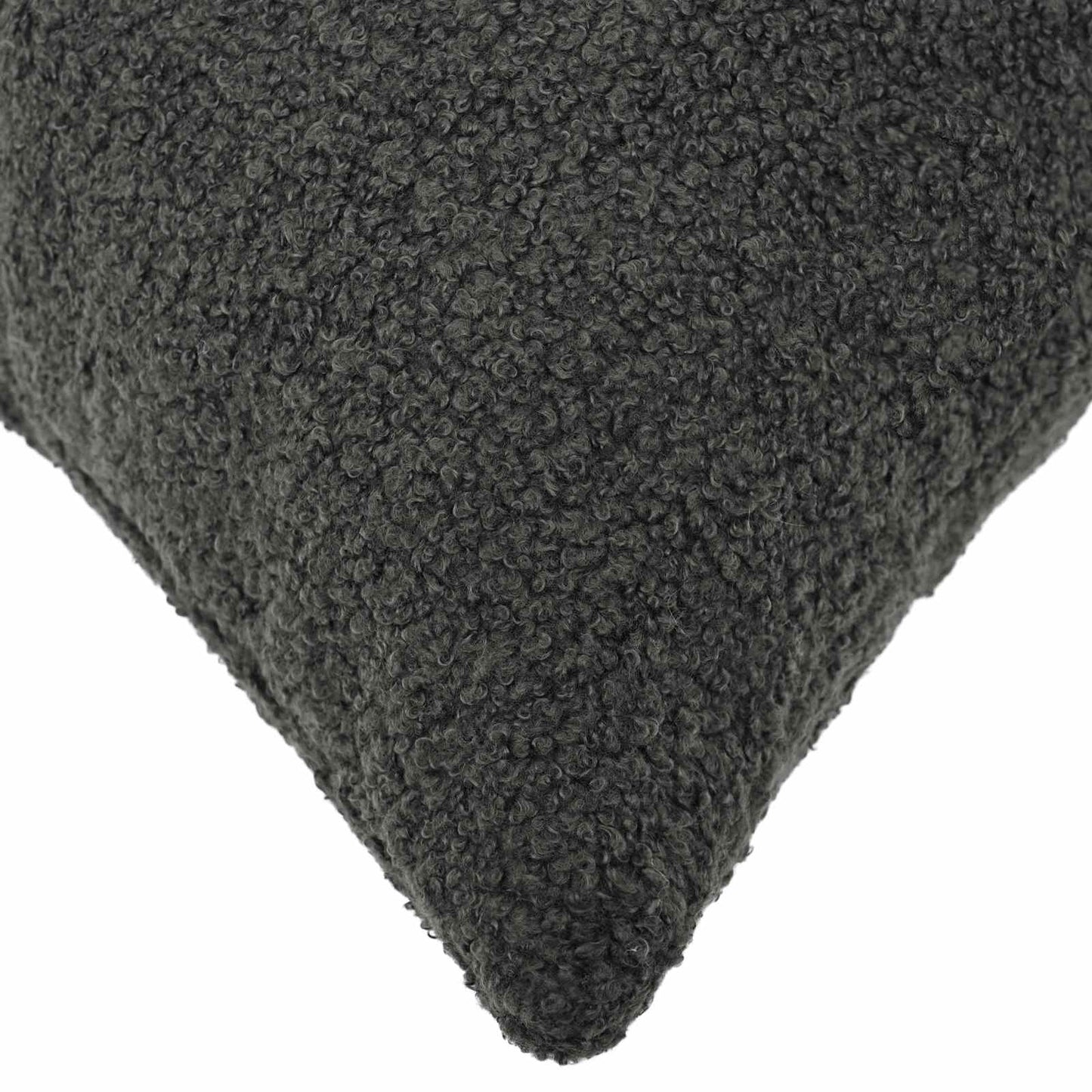Pudebetræk 2 pcs HEERLEN Mørkegrå 40 x 145 cm Bouclé