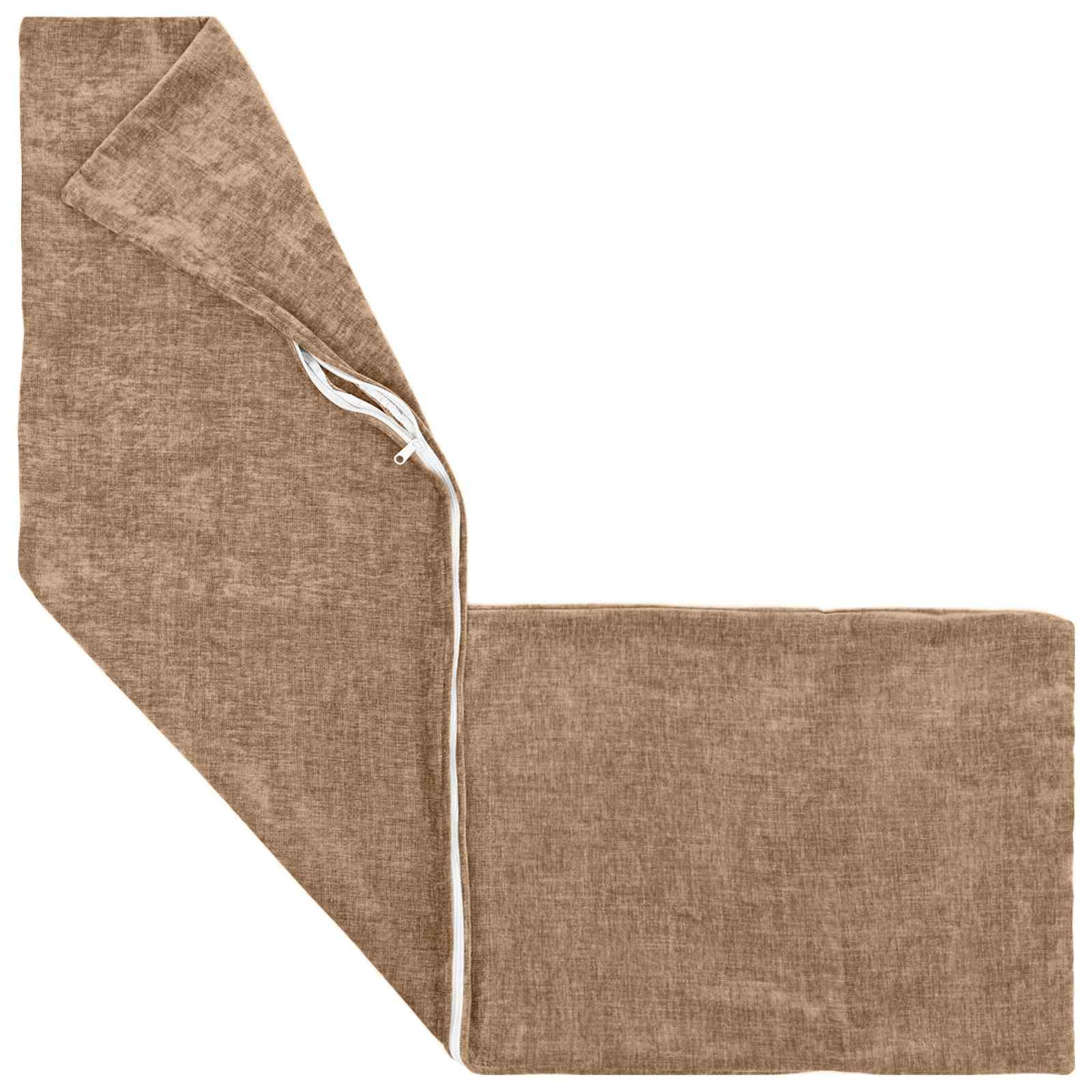 Pudebetræk HEERLEN Brun 40 x 145 cm Chenille Stof