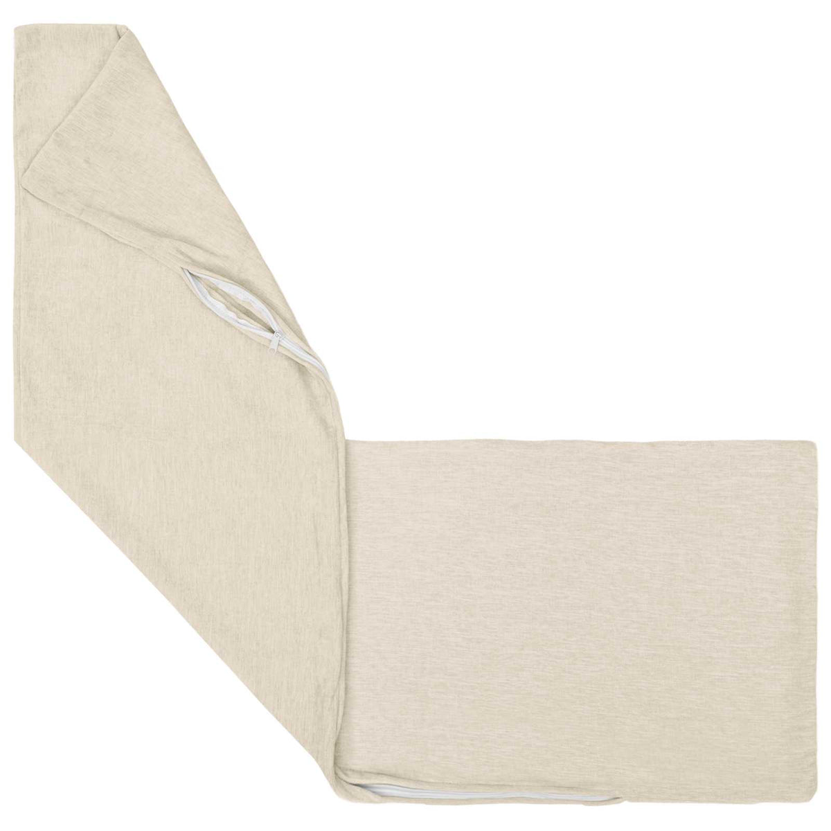 Pudebetræk 2 stk. HEERLEN Cremefarvet 40 x 145 cm Chenille Stof