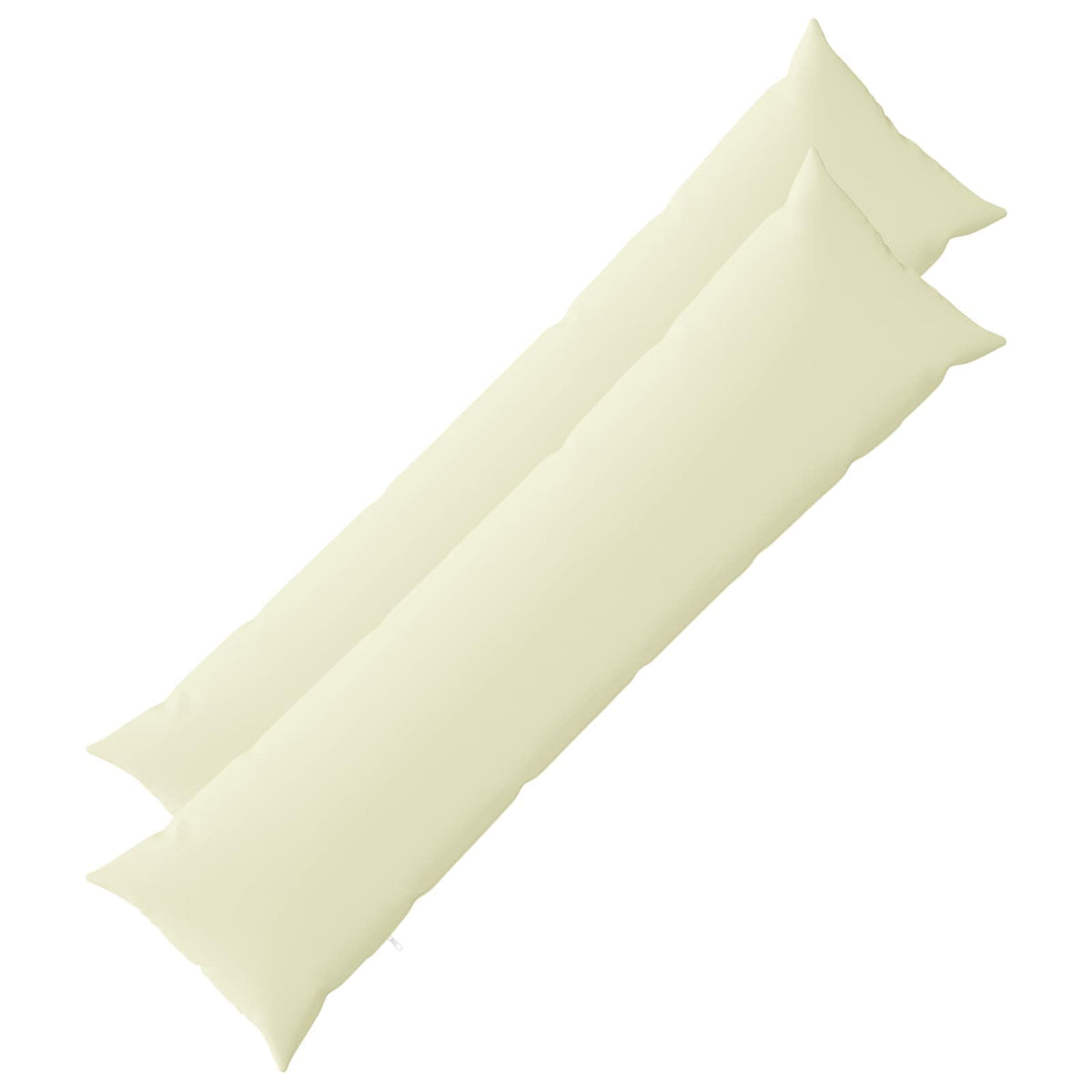 Pudebetræk 2 pcs HEERLEN Cremefarvet 40 x 145 cm Polyester