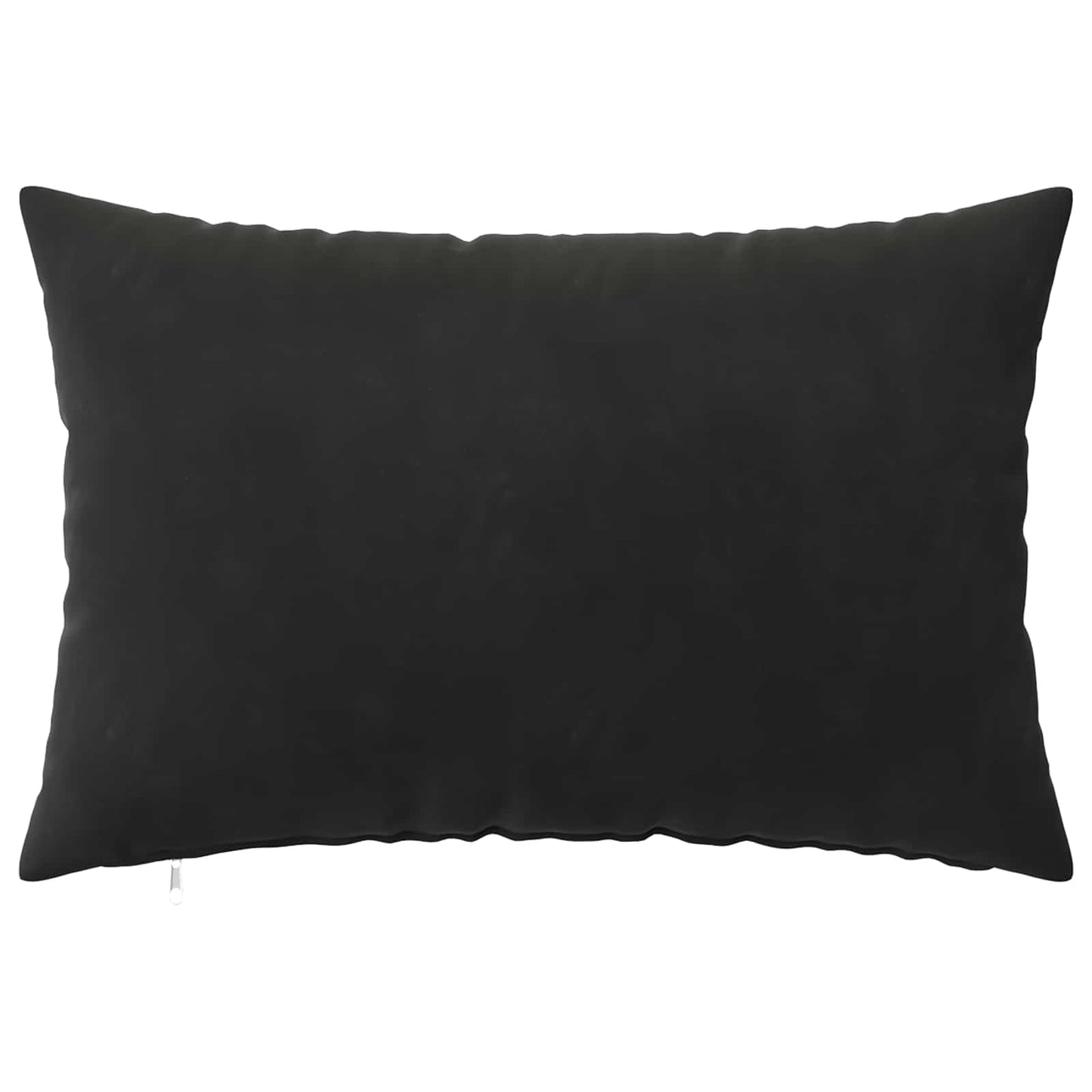 Pudebetræk 6 pcs HEERLEN Sort 40 x 60 cm Fløjl