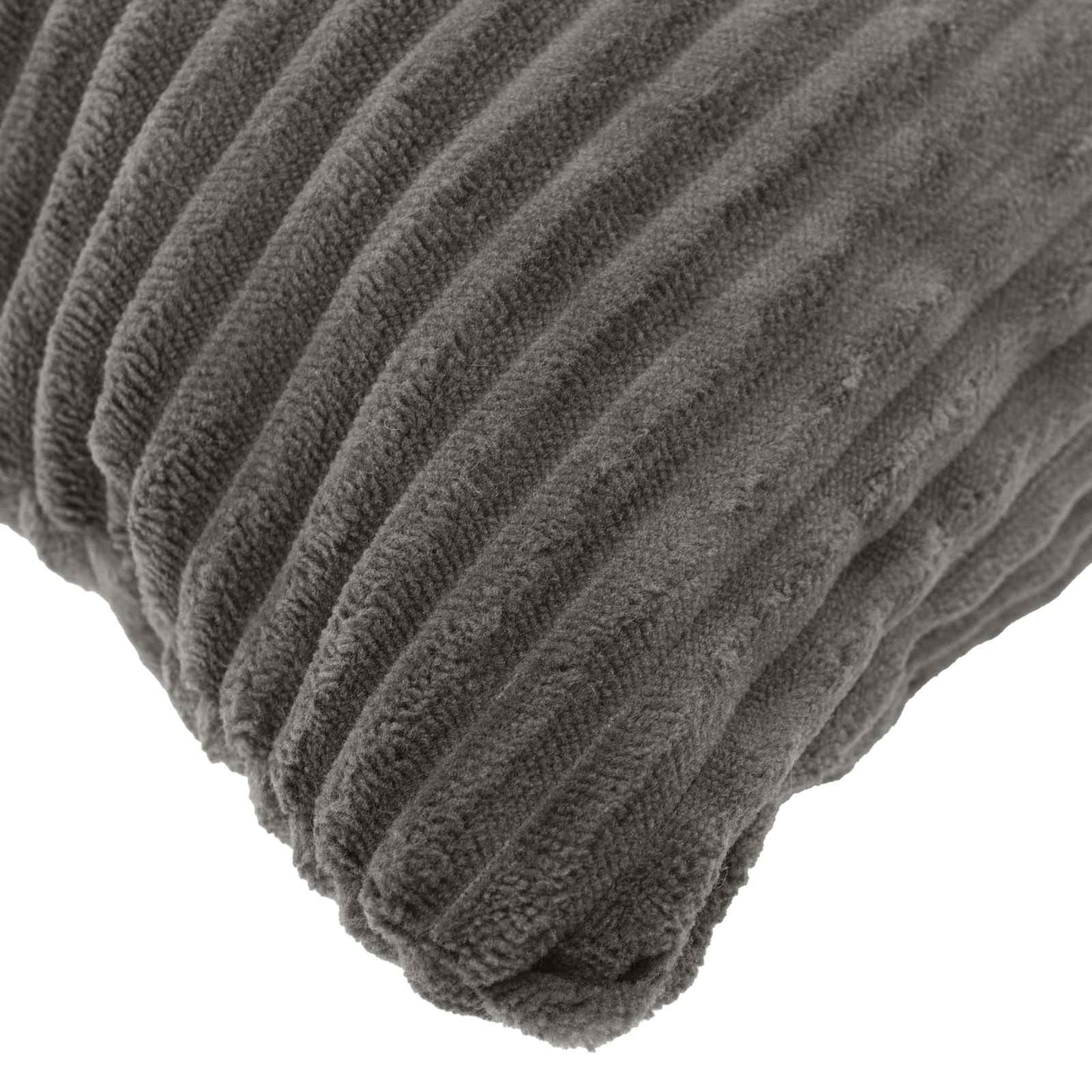 Pudebetræk 6 pcs HEERLEN Mørkegrå 40 x 60 cm cordfløjl