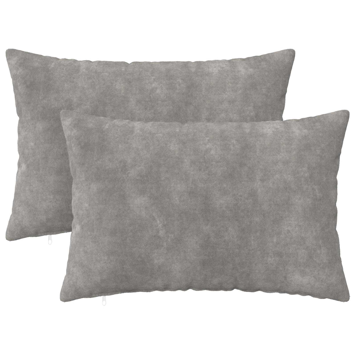 Pudebetræk 2 pcs HEERLEN Lysegrå 40 x 60 cm Mikrofiber Fleece