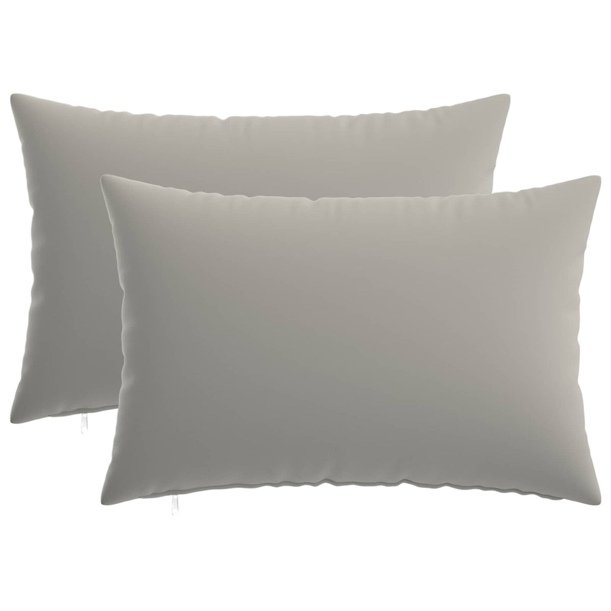 Pudebetræk 2 pcs HEERLEN Grå 40 x 60 cm Polyester