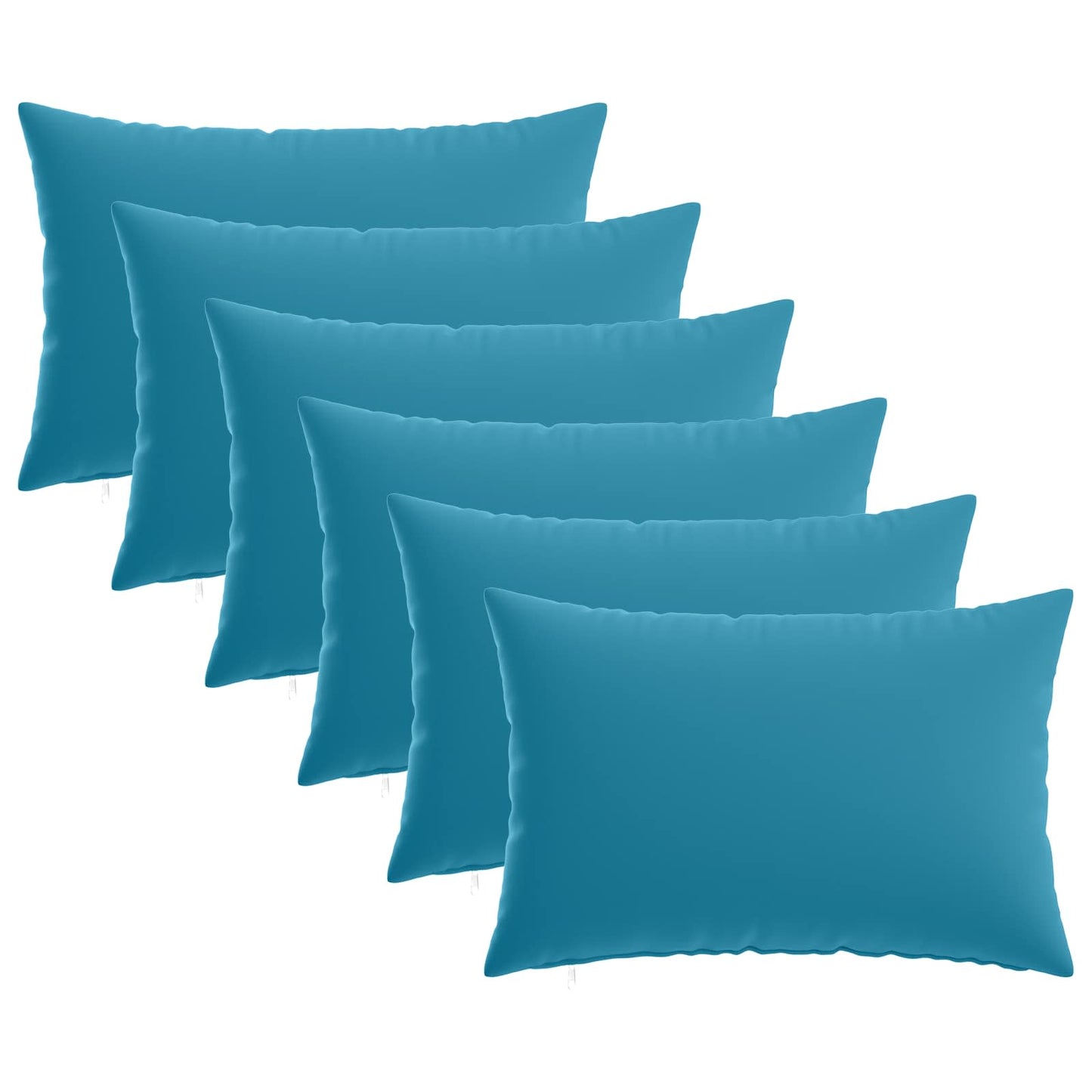 Pudebetræk 6 pcs HEERLEN Lyseblå 40 x 60 cm Polyester