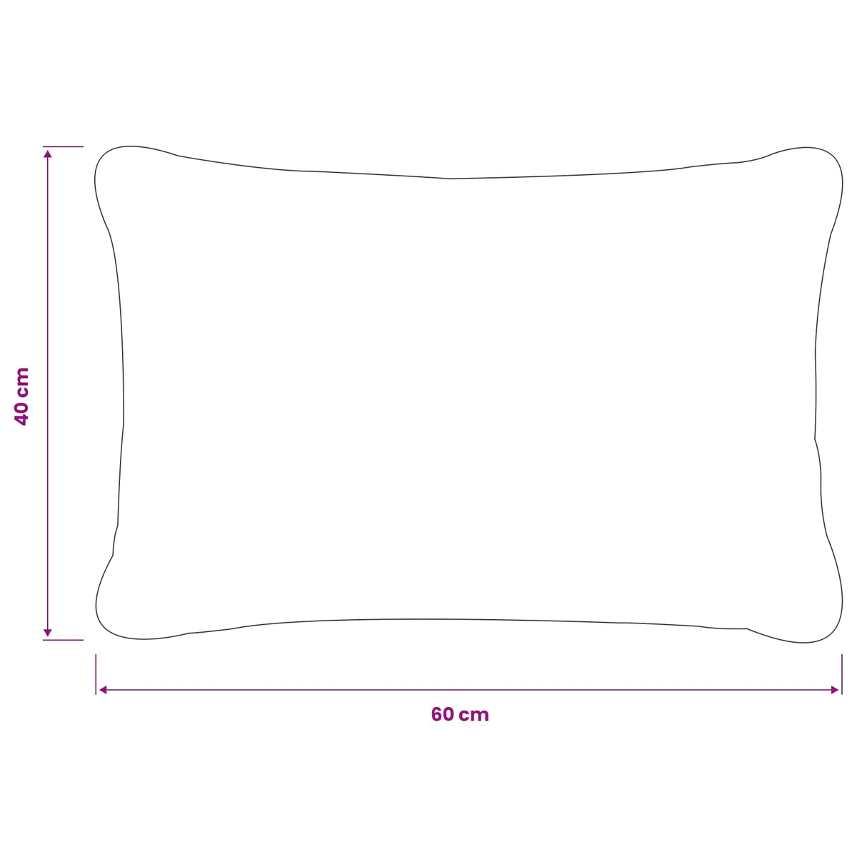 Pudebetræk 2 pcs HEERLEN Mørkegrøn 40 x 60 cm Bouclé