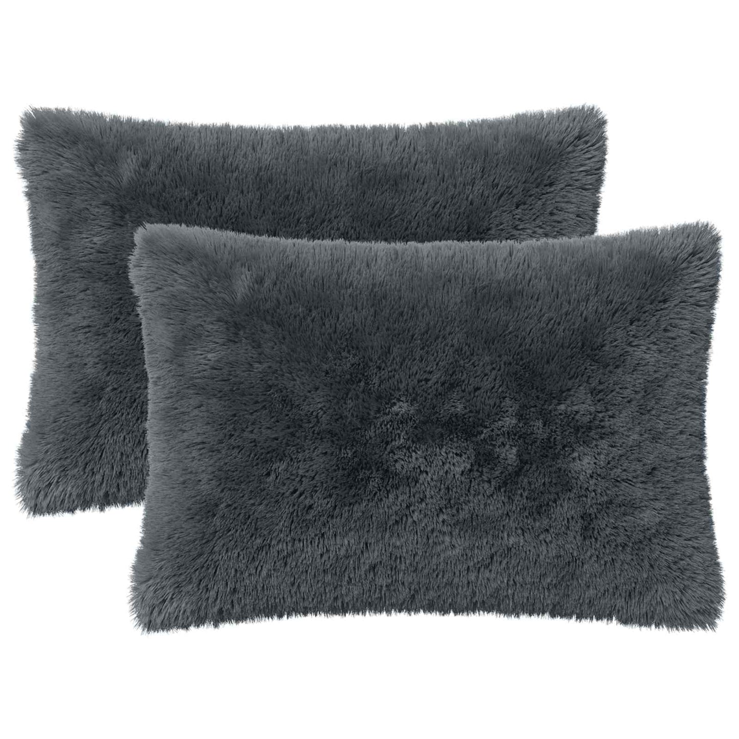 Pudebetræk 2 pcs HEERLEN Antracit 40 x 60 cm PV Fleece