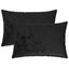 Pudebetræk 2 pcs HEERLEN Sort 40 x 60 cm Flannel