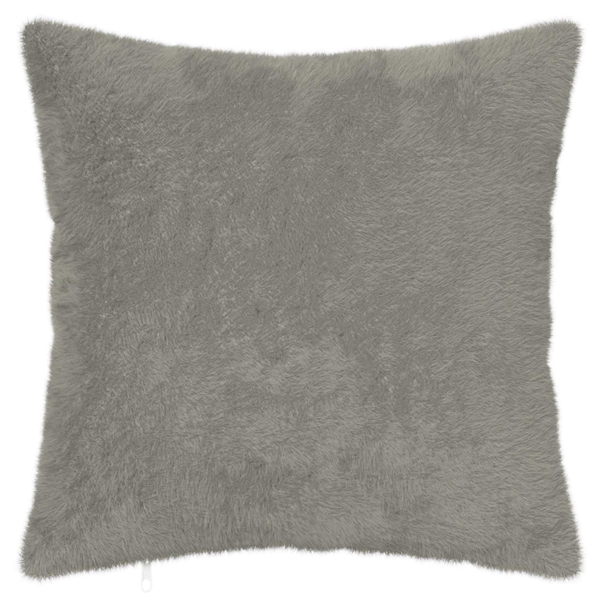 Pudebetræk 6 stk. HEERLEN Lysegrå 40 x 60 cm Faux Kanin Pels