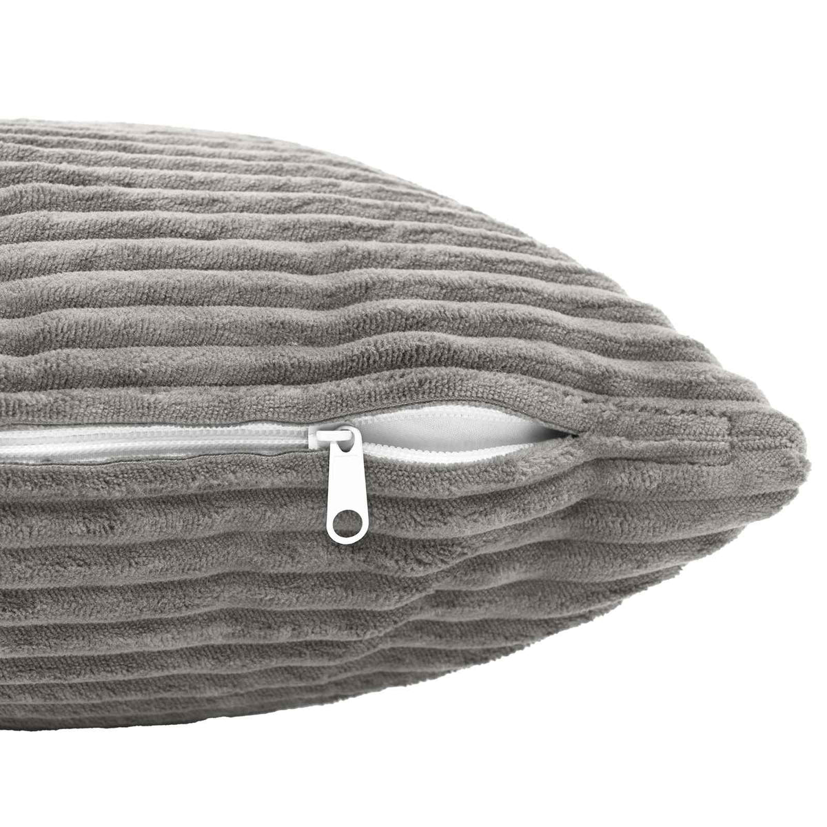 Pudebetræk 2 pcs HEERLEN Lysegrå 40 x 70 cm cordfløjl