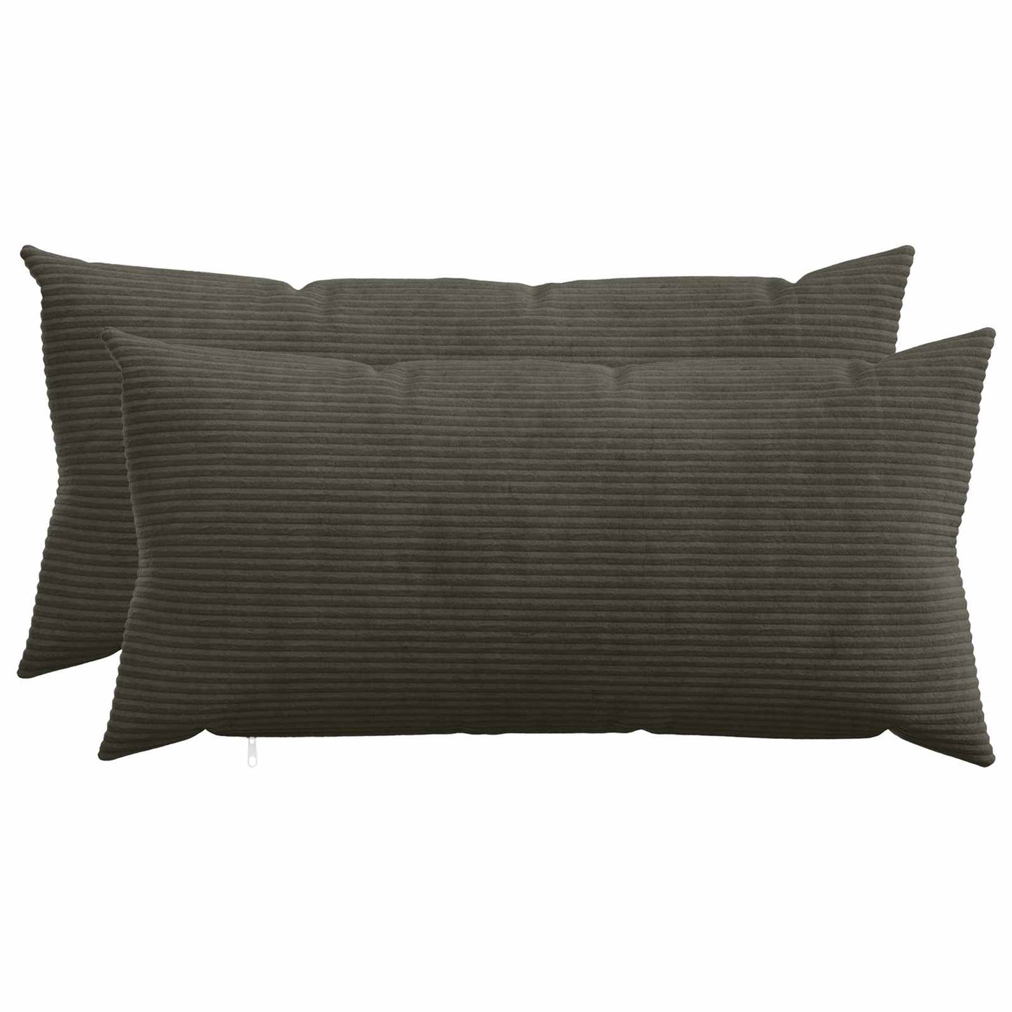 Pudebetræk 2 pcs HEERLEN Antracit 40 x 70 cm cordfløjl