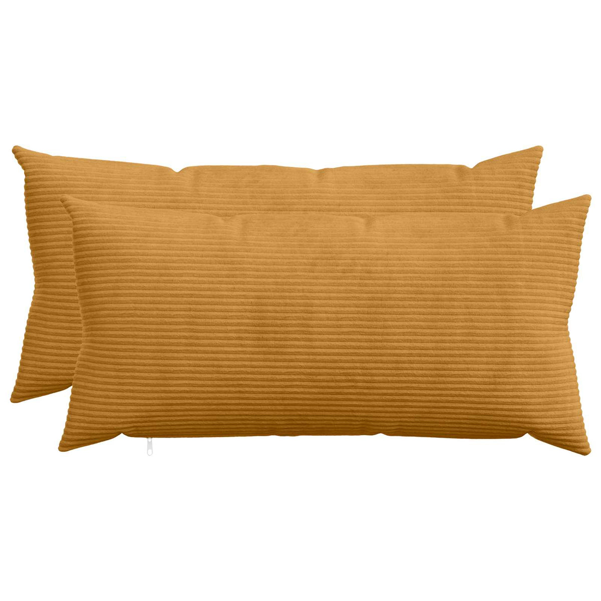 Pudebetræk 2 pcs HEERLEN Gul 40 x 70 cm cordfløjl