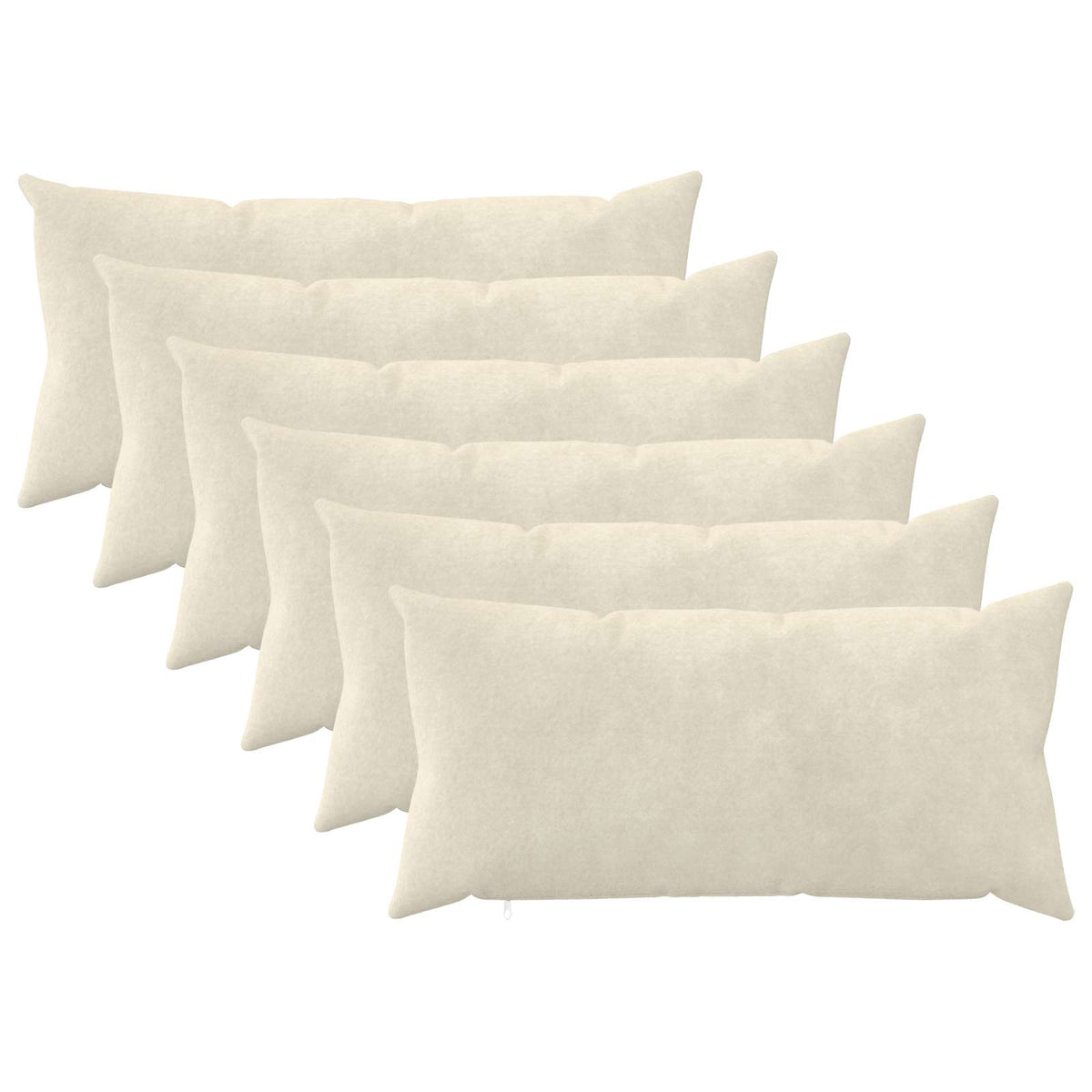 Pudebetræk 6 pcs HEERLEN Cremefarvet 40 x 70 cm