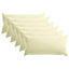 Pudebetræk 6 pcs HEERLEN Cremefarvet 40 x 70 cm Polyester
