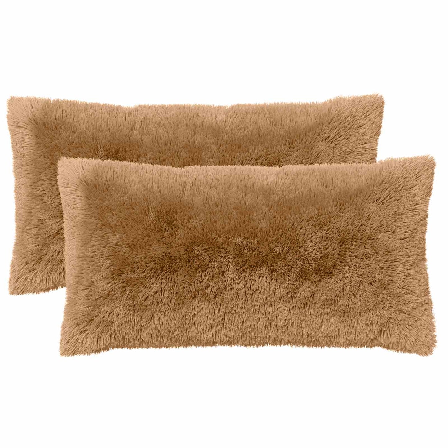 Pudebetræk 2 pcs HEERLEN Gråbrun 40 x 70 cm PV Fleece