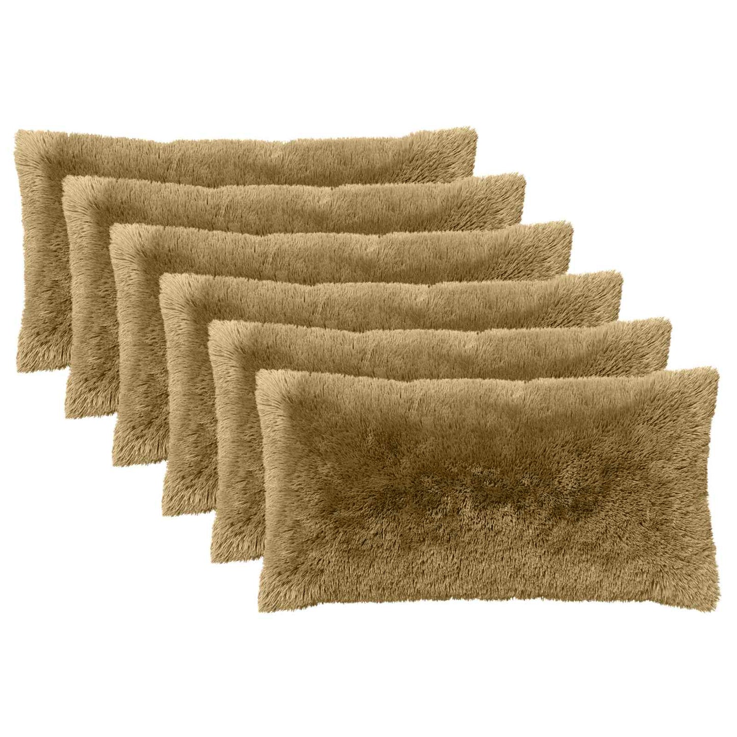 Pudebetræk 6 pcs HEERLEN Lys grøn 40 x 70 cm PV Fleece