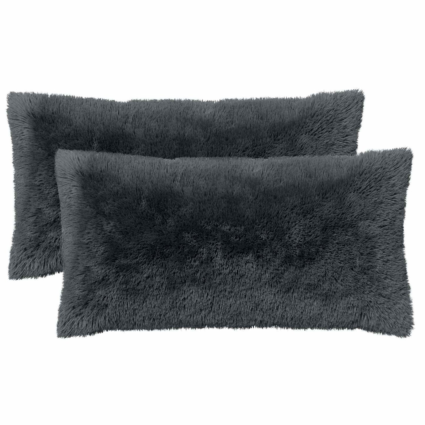 Pudebetræk 2 pcs HEERLEN Antracit 40 x 70 cm PV Fleece