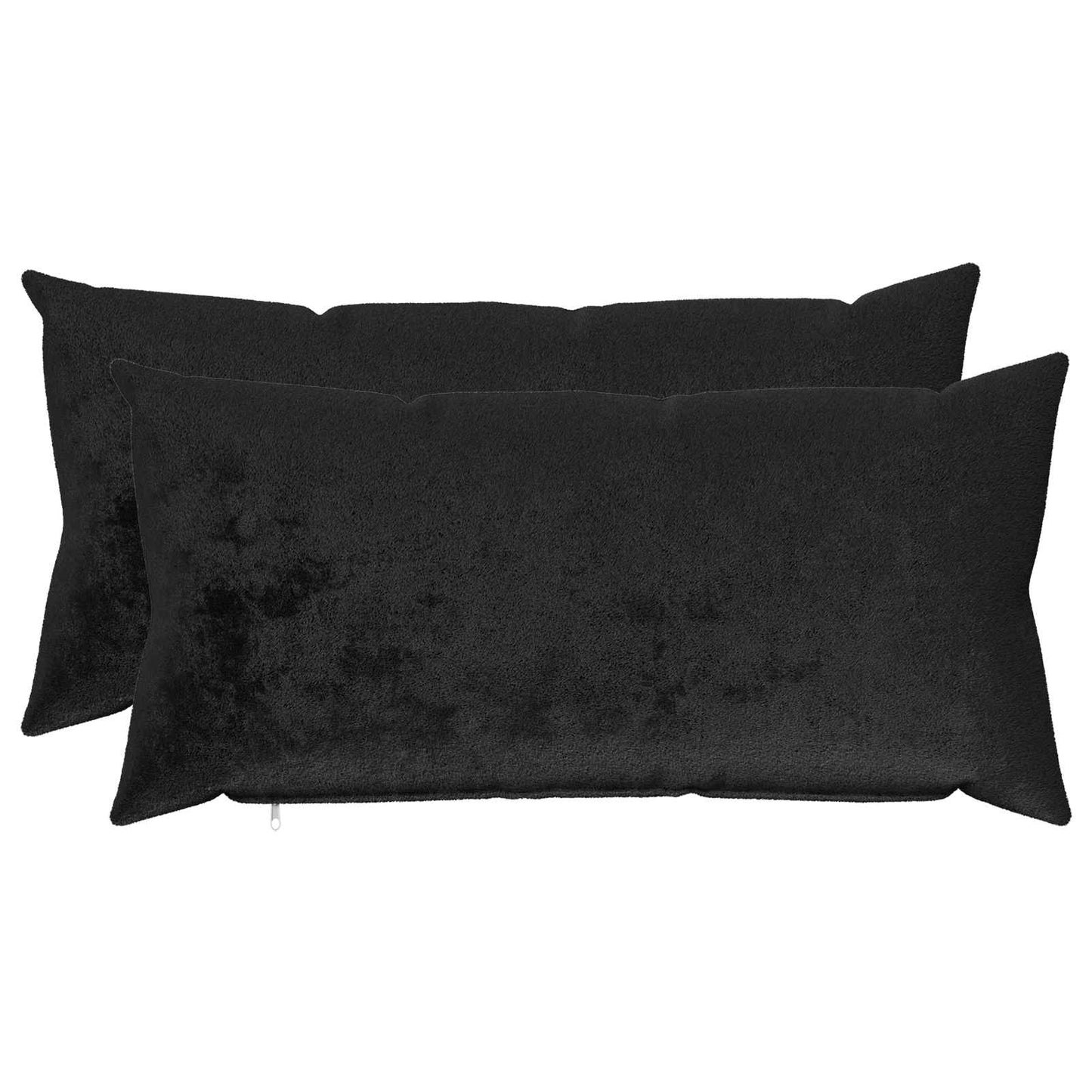 Pudebetræk 2 pcs HEERLEN Sort 40 x 70 cm Flannel