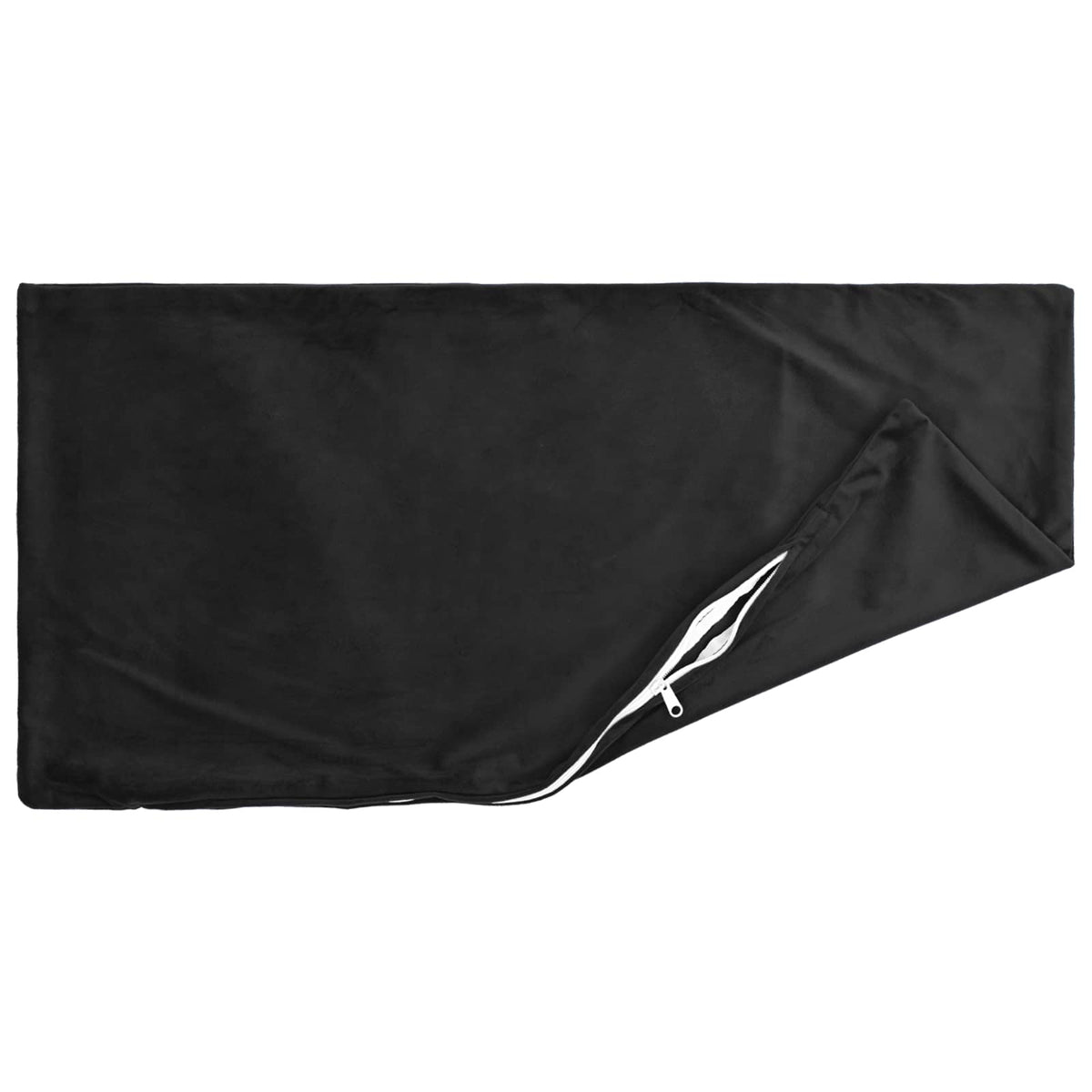 Pudebetræk 2 pcs HEERLEN Sort 40 x 80 cm Fløjl