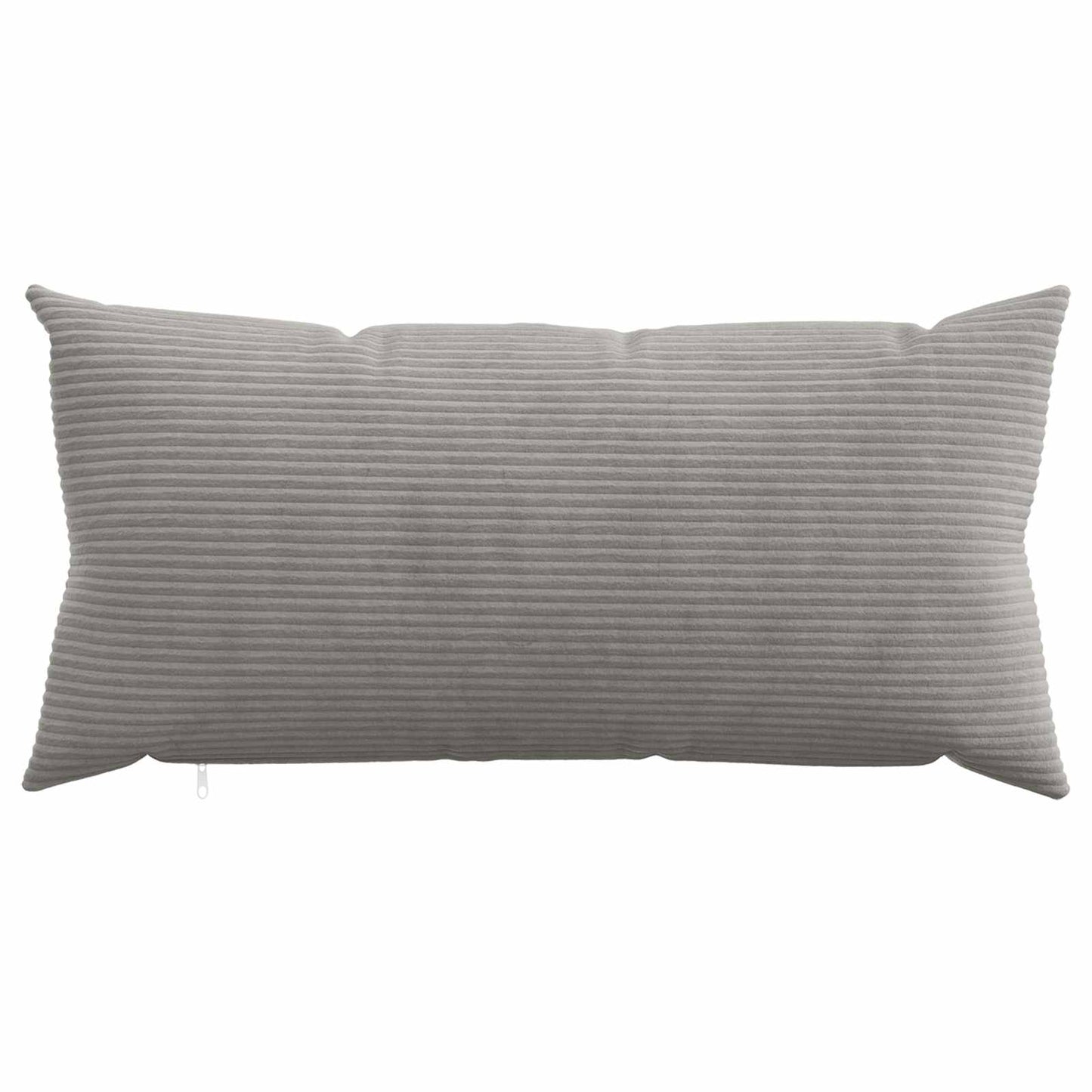 Pudebetræk 2 pcs HEERLEN Lysegrå 40 x 80 cm cordfløjl