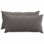 Pudebetræk 2 pcs HEERLEN Mørkegrå 40 x 80 cm cordfløjl
