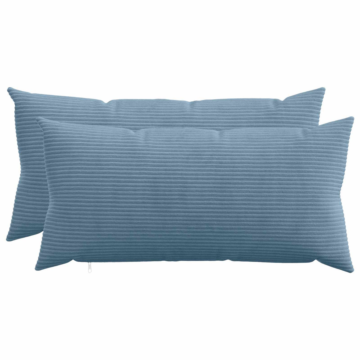 Pudebetræk 2 pcs HEERLEN Blå 40 x 80 cm cordfløjl