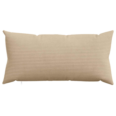 Pudebetræk 2 pcs HEERLEN Gråbrun 40 x 80 cm cordfløjl