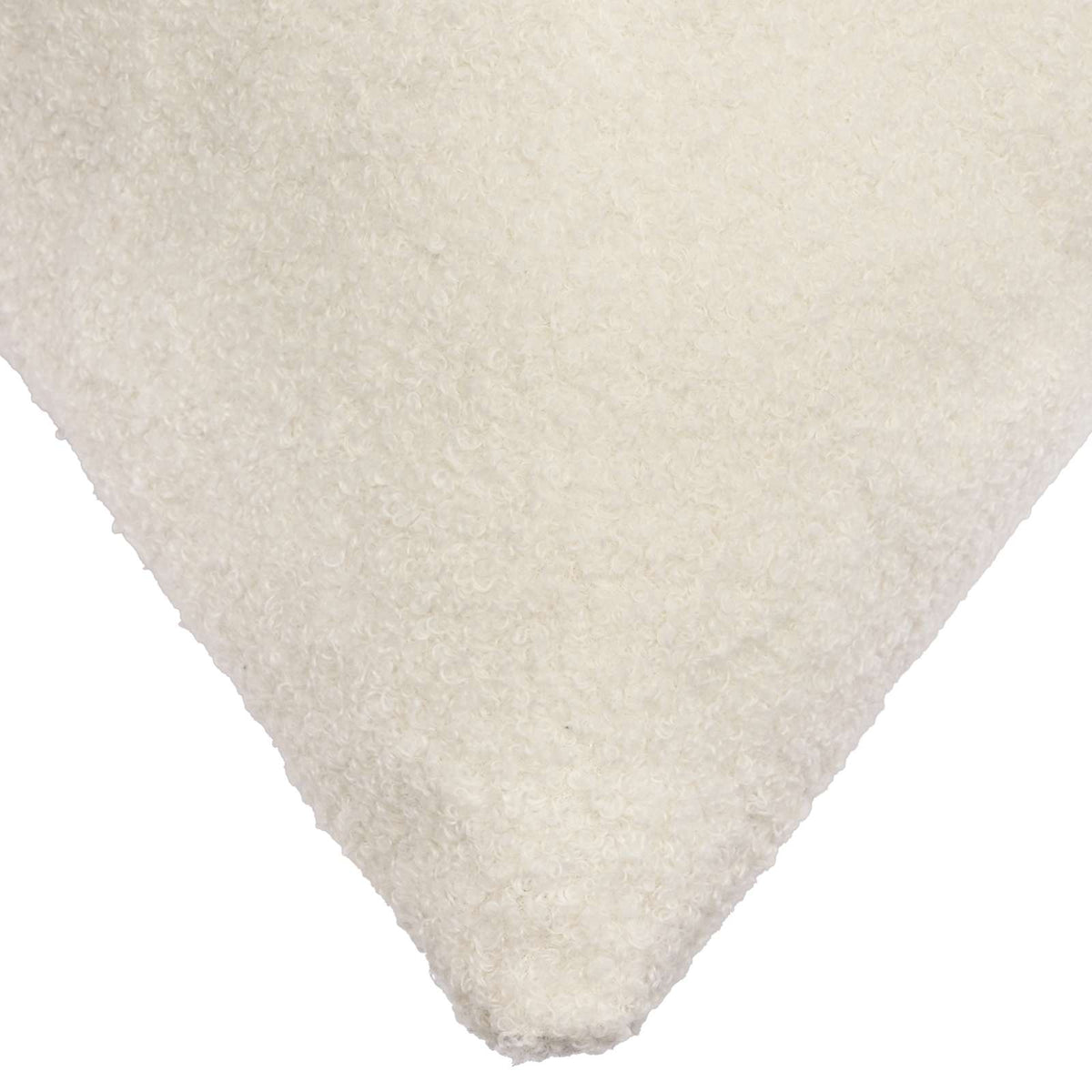 Pudebetræk 2 pcs HEERLEN Cremefarvet 40 x 80 cm Bouclé